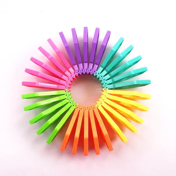 Sensoriska Leksaker Finger Sensoriska Leksaker Plast Flerfärgade Fidget för Barn A