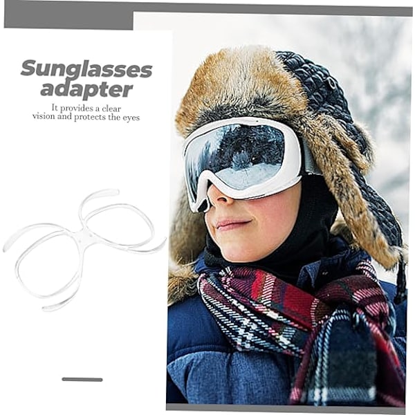 2 st skidställ skida snowboard glasadapter solglasögonadapter skidadapter slagtåligt glasställ skidställ