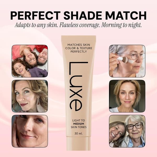 Luksuriøs farveskiftende foundation, medium nuance Medium shade