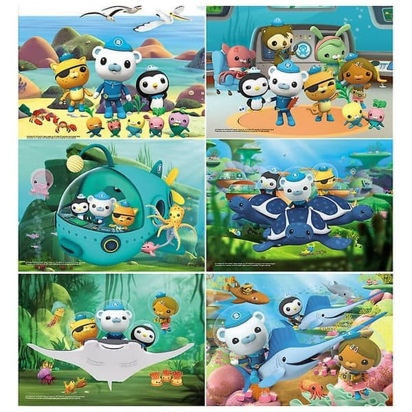 Puslespil Octonauts, Vegimals, 48/100 brikker/batch, til børn