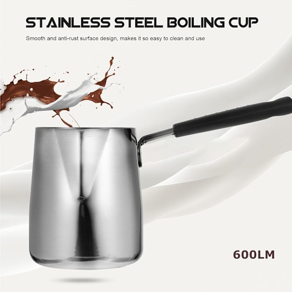 Lahua kop chokolade smeltegryde køkken suppegryde espresso karaffel stål pande mælkeskum pot mini espresso pot kaffeforsyninger plastik instant pot hjem