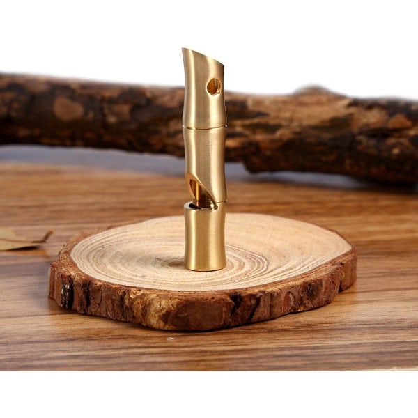 2st mini mässing nödsignal visselpipor Survival Tool