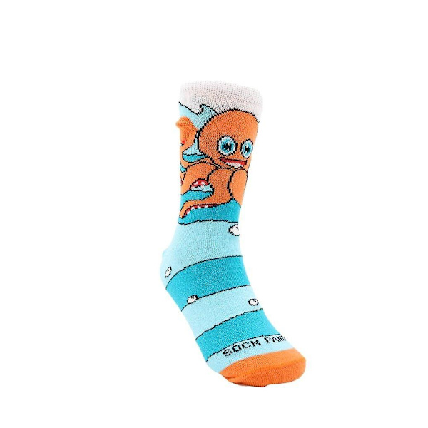 Sea Creatures Socks - Ocean Adventure (set om två) (åldrar 0-7) Multicolor Medium (Ages 5-7)