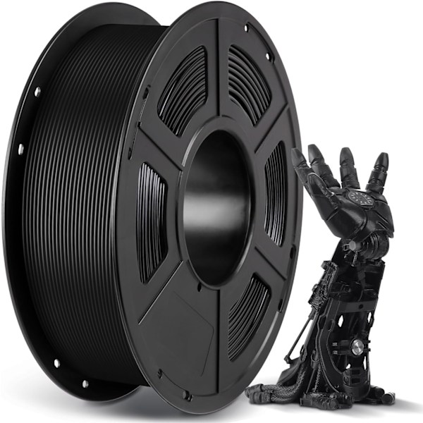 3D printer filament, diameter tolerance +/- 0,02 mm, 1 kg spole, 1,75 mm, til 3D printere og 3D penne, flere farver