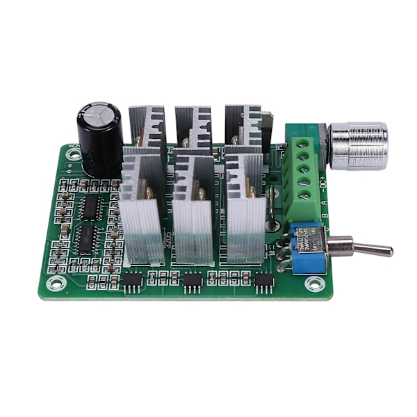 BLDC Trefaset Sensorløs Børsteløs Motor Hastighedsregulator Blæserdrev DC 5-36V
