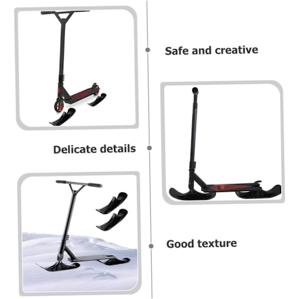 3 par børne scooter slæde cykel sne scooter glide ski scooter snowboard scooter skateboard elektrisk håndvarmer slæde slæde børn skiudstyr