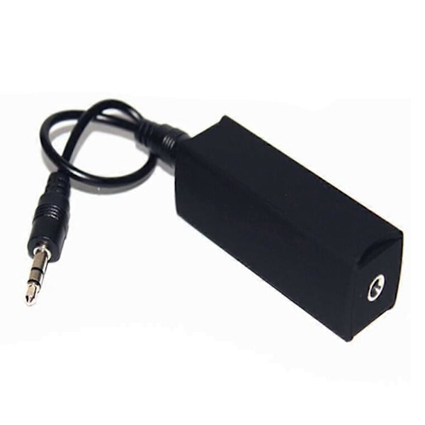 Jordforbindelsesstøjisolator Anti-interferens tilbehør med 3,5 mm kabel, Stereo Bil Audio Auxiliary