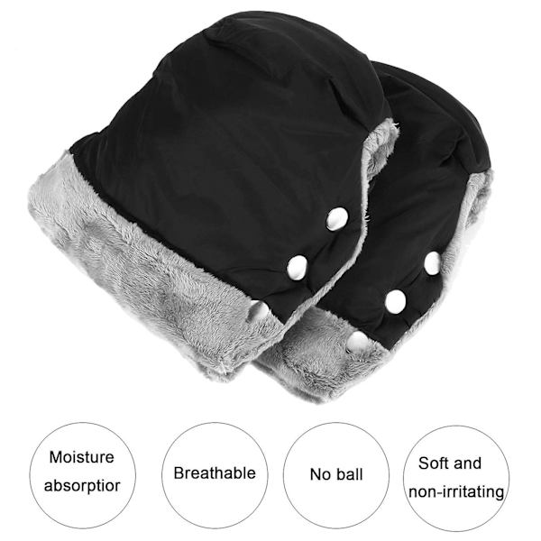 Barnvagnshandskar i fleece Barnvagnshandskar