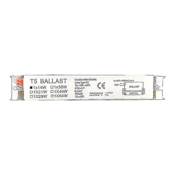 220-240v Bredspændings T5 Elektronisk Forkobling Fluorescerende Lampe Forkoblinger Til Hjemmet 1X21W