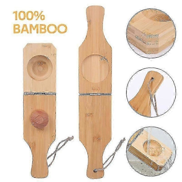 2-in-1 Puinen Tostonera paistetuille banaanille ja Tostones-valmistaja