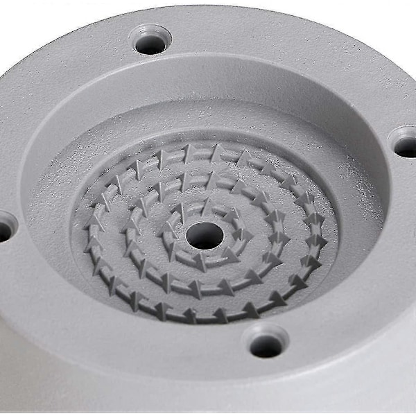 Vibrasjonsdempere, 4 stk. Universelle vibrasjonsdempere Antivibrasjonsmatter for vaskemaskin og tørketrommel 4cm (grå, 4cm)