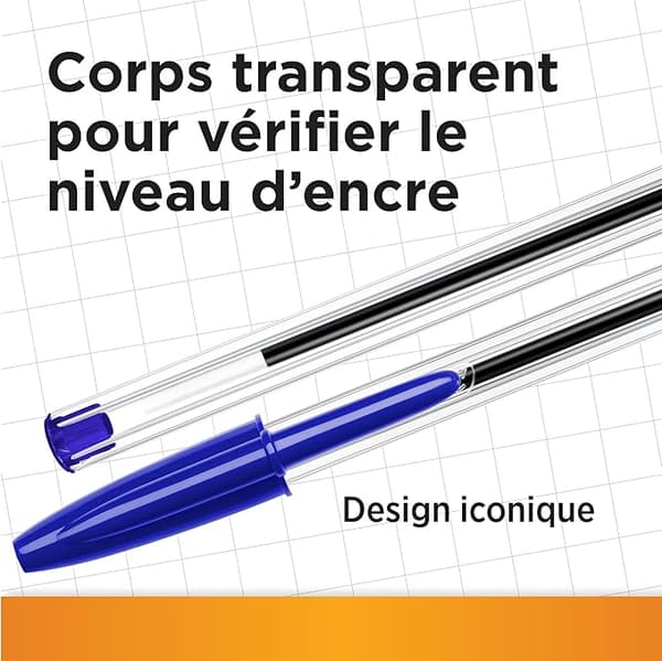 Original Kulspetspenna Medium Spets (1,0 mm) - Perfekt för Skola och Kontor - Blå, Svart och Röd, Förpackning med 20