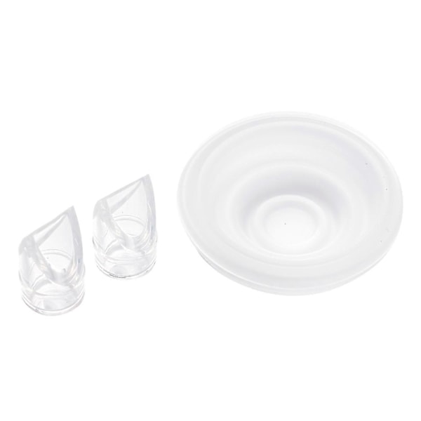 Elektrisk Brystpumpe Erstatningstilbehør med 3 stk 150ml Melkeoppsamler Diaphragms - Valves