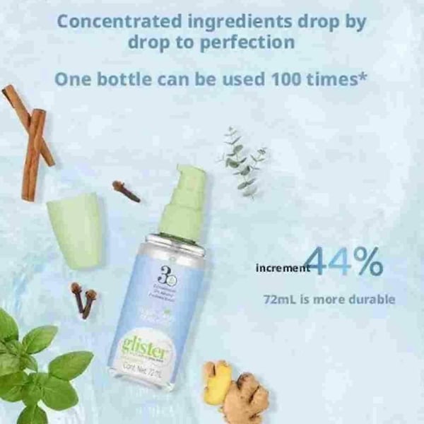 Amway Glister Tiivistetty Suuvesi - 72 ML Uusi Pakkaus 2pcs