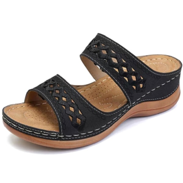 Dam Sandaler Mode Kilar Skor Sandaler Flip Flop Camel 36