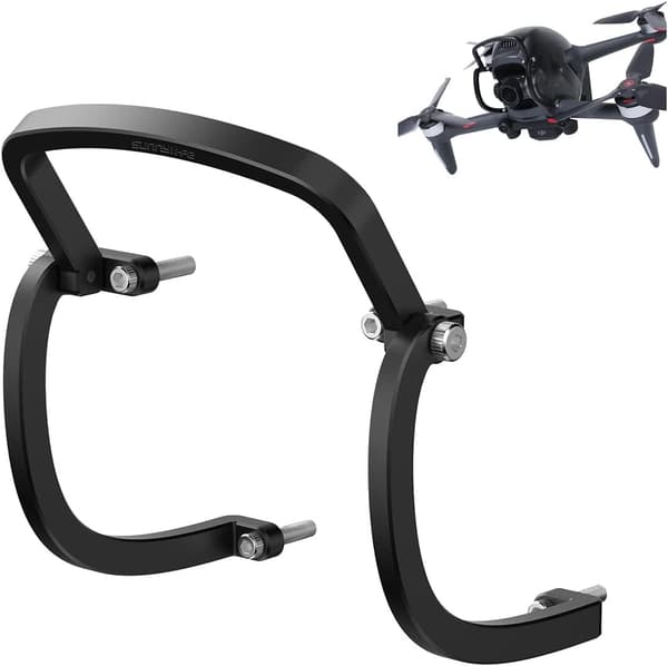 Kollisionsbeskyttelse til DJI FPV Combo drone gimbal - Rød og sort