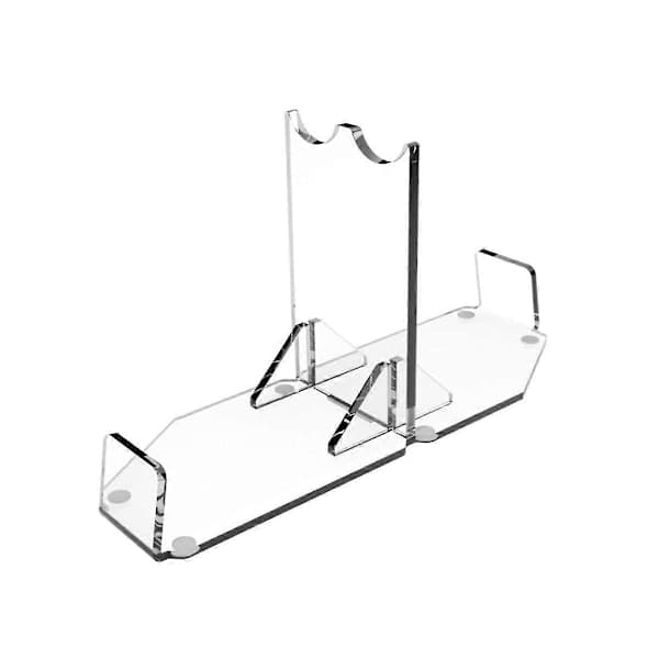 Lyssværdstativ Skrivebord Dobbeltbladet Lyssværd Displayholder Akryl Lyssværdsholder Skrivebordsdisplaystativ