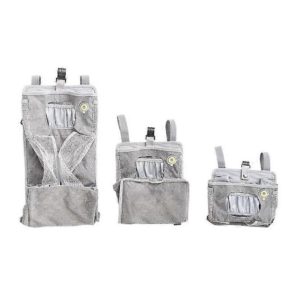 Baby Oppbevaringsorganisator Barneseng Hengende Oppbevaringspose Caddy Organizer|Bleievesker