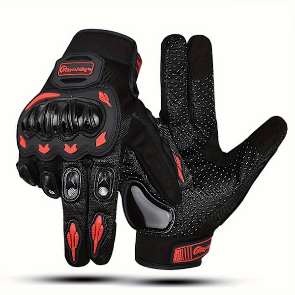Motorcykelhandsker til kvinder Touch Screen Sommer Motorcykel Dirt Bike Handsker med fuld finger Road Racing, Cykling, Klatring Motocross Black M
