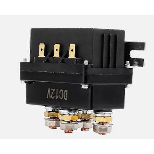 12V 500A Vinsjkontroll Solenoid Relé Kontaktor Med Trådløs Vinsj Fjernkontrollsett