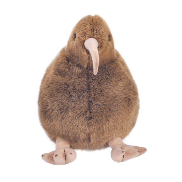 28 cm Fuglefyldte dyr Plyslegetøj Brun Kiwi Plysdukke ledsager legetøjsgave |plyspuder