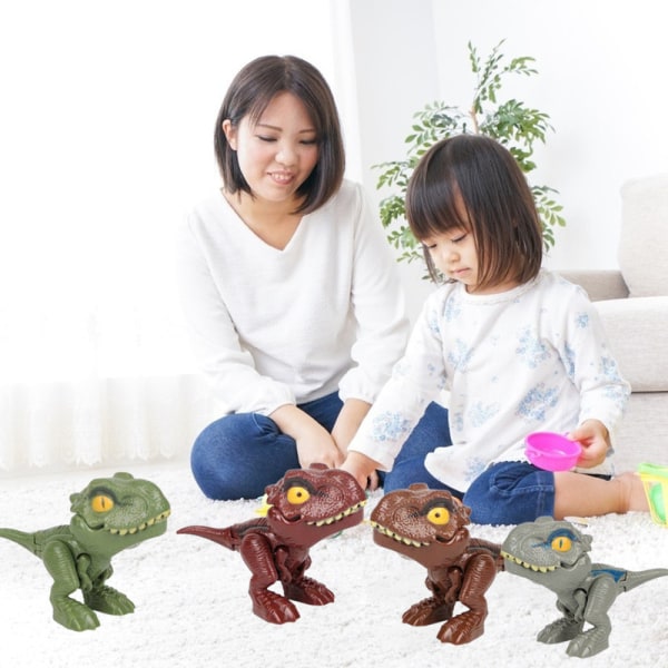 JF Dinosaur Egg Toy for Kids Dinosaur Finger Biting Toy Interaktiva leksaker Barnpresenter