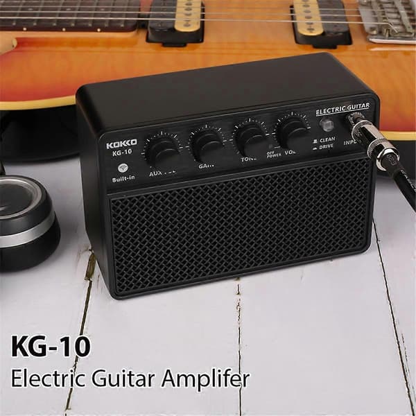 KG-10 Elektrisk Gitarrförstärkare Portabel Gitarrhögtalare
