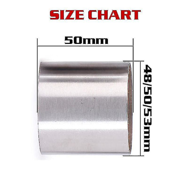48mm 50mm 53mm Motorcykel Avgaskatalysator Dämpar Db Killer Ljuddämpare Bullerreducerare För Akrapovic För Sc För Yoshimura 53mm