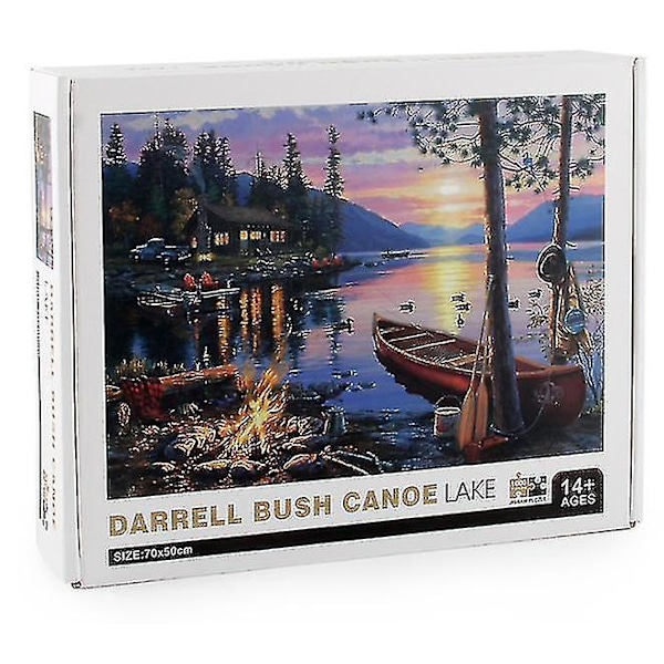 1000 kpl Darrell Bush Järvi Palapeli DIY Lelut Kokoamiskuva Koristelu
