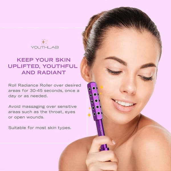 Radiance Roller - Germaniumsten Upplyftande Ansiktsmassage-roller (Roséguld)