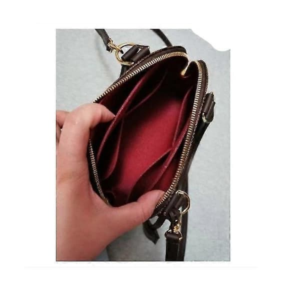 Bærbar kosmetik base shaper shell organizer til Alma Bb indsatstasker Red