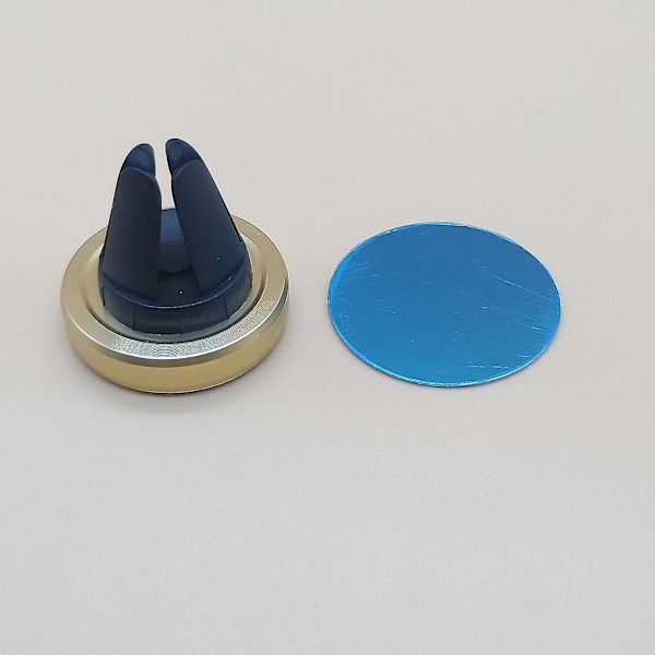 Rund Magnetisk Bilhållare Magnetisk Telefonhållare GPS Portabel Bil Luftutsläpp Hållare Aluminiumlegering Magnetisk Mobiltelefonhållare| |-dwdz