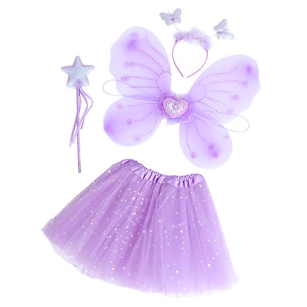 Sæt Fairy Gaze Skirt Performance Dress Up Accessory Girl's Costume