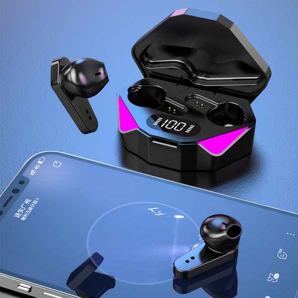 Nytt X15 e-sportspel bluetooth headset Digital display black box
