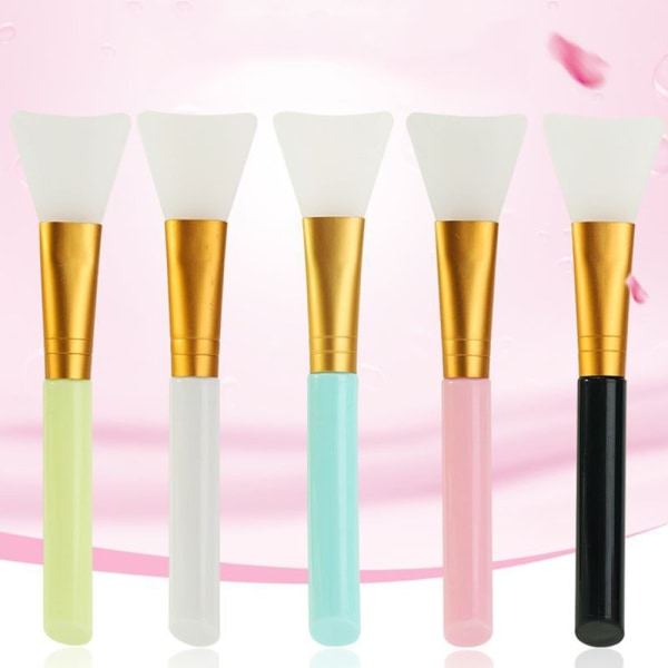 Candy Color Silicone Brush Gel Soft Tip Applicator Tool A