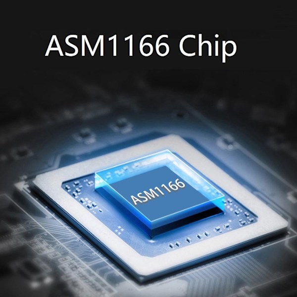 M.2 MKEY PCI-E Nouseva kortti M.2 NVME - SATA3.0 PCIE - SATA 6Gpbsx6-portin laajennuskortti ASM1166 Supp