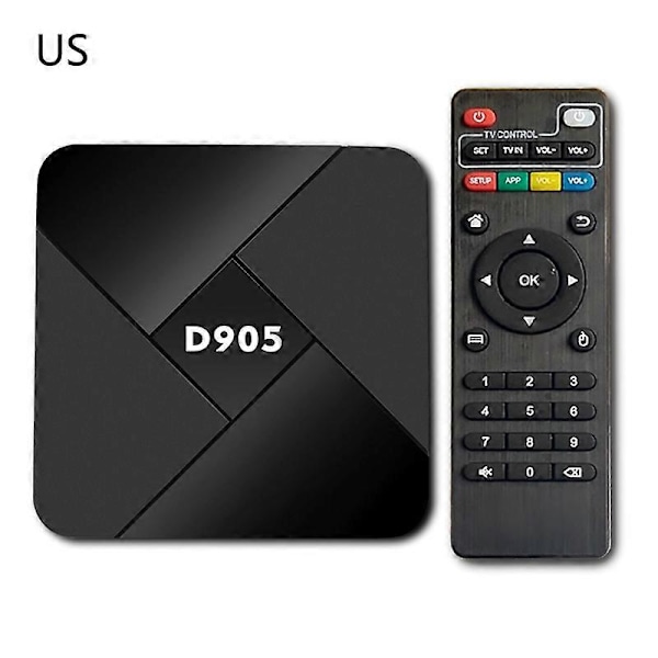 1 Sæt Home D905 5g 4K TV Boks 1+8G Med Pålideligt Netværk TV Boks Videoafspiller