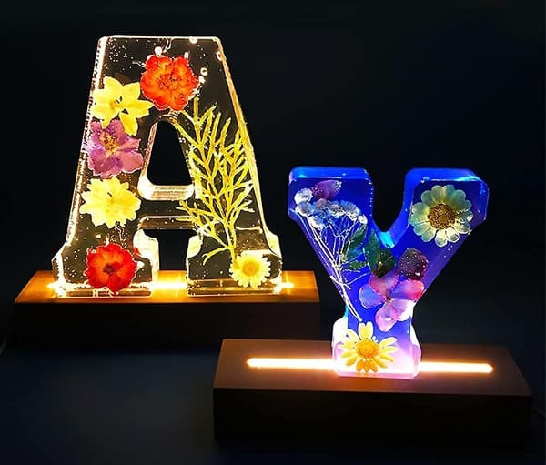 3D Alfabetform för Resin, A Bokstav 4-Tum