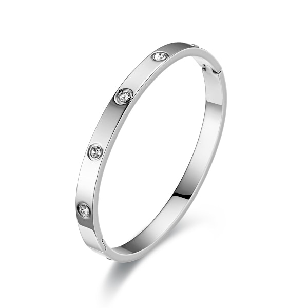 Vackra Älskare Armband Dam Armband Rostfritt Stål Armringar