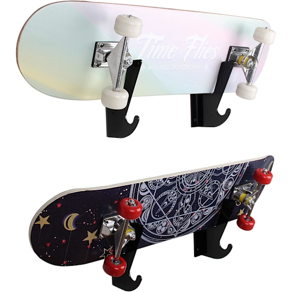 Wanlian skateboard vægmontering, skateboard vægkrog, longboard, skateboard, snowboard vægmontering