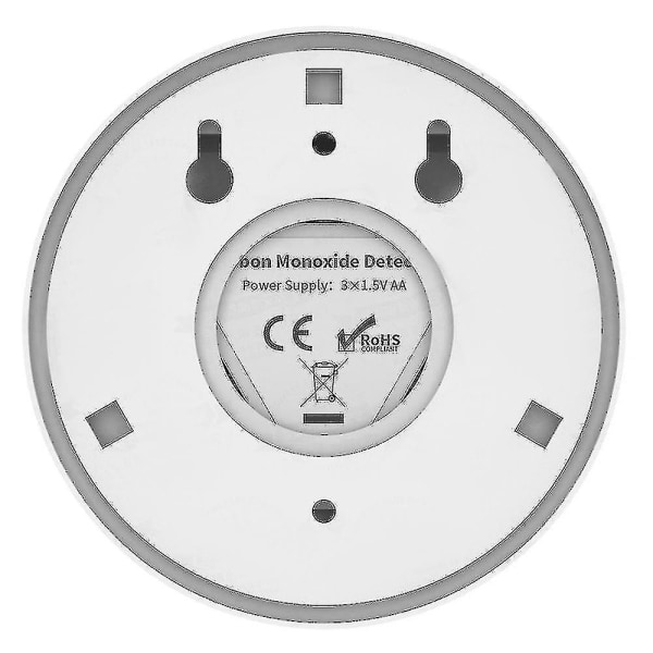 Kolmonoxidlarmdetektor Säkerhet Co-sensordetektor Enhet Säkerhet Batteridriven--(meili)