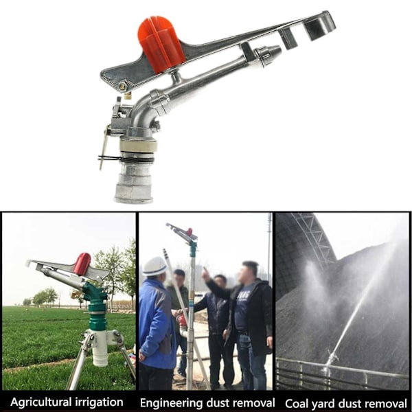 2\" 360° Säädettävät Impulssisprinklerit Suurelle Alueelle Vesiseossumutin E8N7