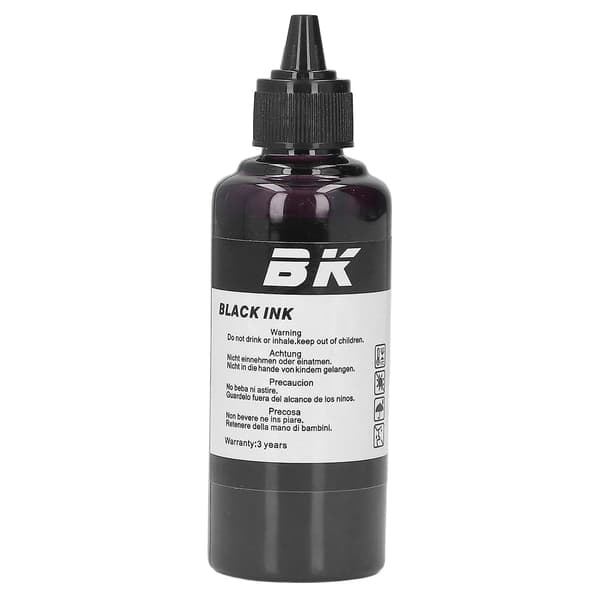HP Printer Refill Ink - Høyrenset svart, 100ML kapasitet