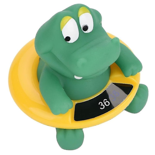 Badekarstermometer, LED-temperaturdisplay, sødt flydende dyretermometer