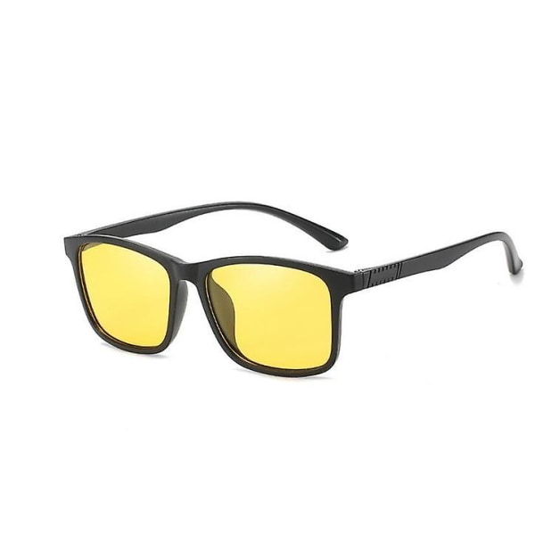Solbriller for menn Klassiske firkantede polariserte nye solbriller for menn Høykvalitets kjørebriller Uv400 todelt Color 6 Two Piece