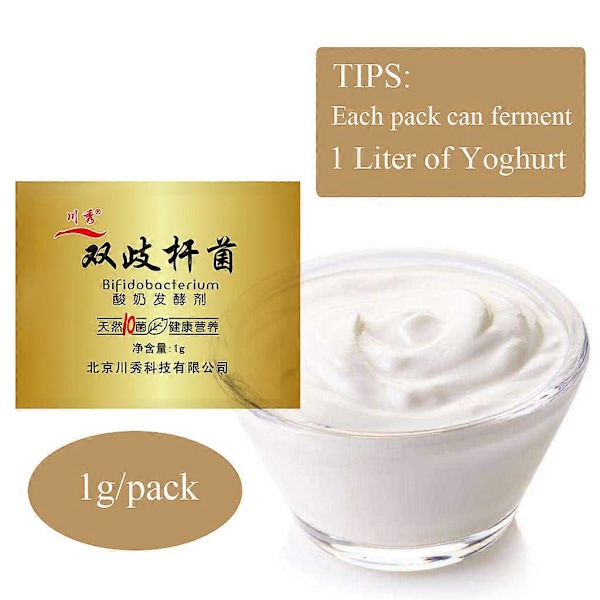 Bifidobacterium Yoghurt Starter, 1g-1L, 1g*10 pakke, Lag dessert hjemme