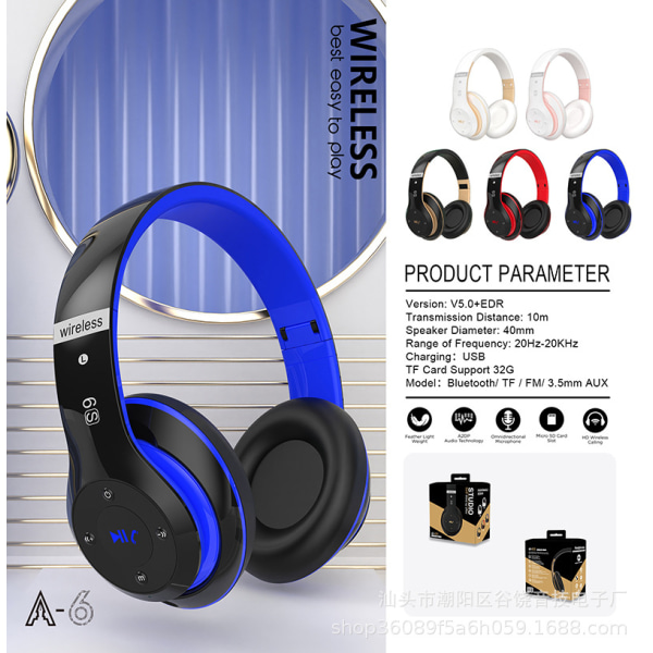 Bluetooth headset E10M10M60M8 superlång batteritid E10 black &gt; boxed
