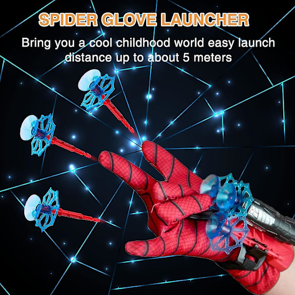 Web Shooters, Spider Silk Launcher för Barn Rep Launcher Flera Tillgängliga