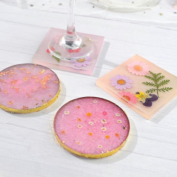 Silikoneform Firkantet/rund Resin Bakkeform Firkantet Epoxy Resin Form