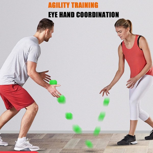 Reaktionsboll Reflexboll för hand-öga-koordinationsträning 7,2 cm lila
